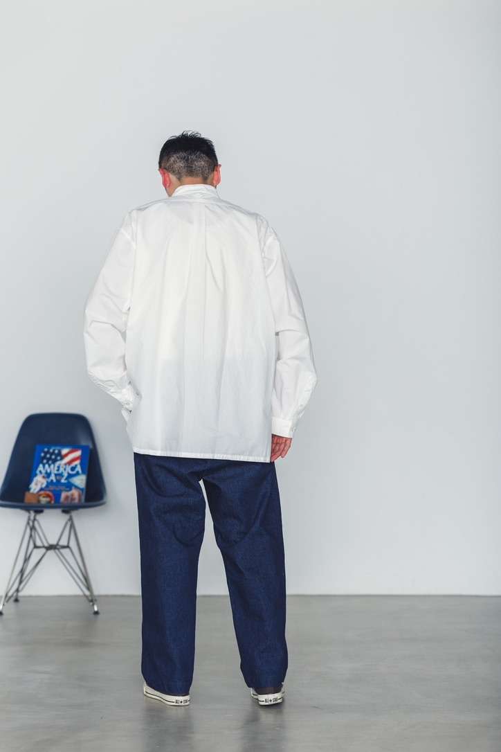 FAKE PULLOVER SHIRT-BROAD WHITE - CATTA/カッタ公式オンラインストア
