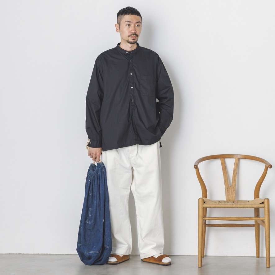 FAKE PULLOVER SHIRT-BROAD BLACK - CATTA/カッタ公式オンラインストア