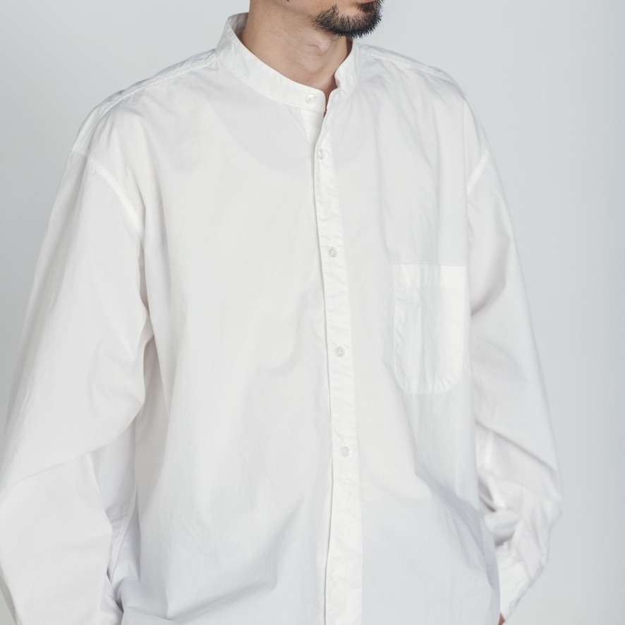 FAKE PULLOVER SHIRT-BROAD WHITE - CATTA/カッタ公式オンラインストア